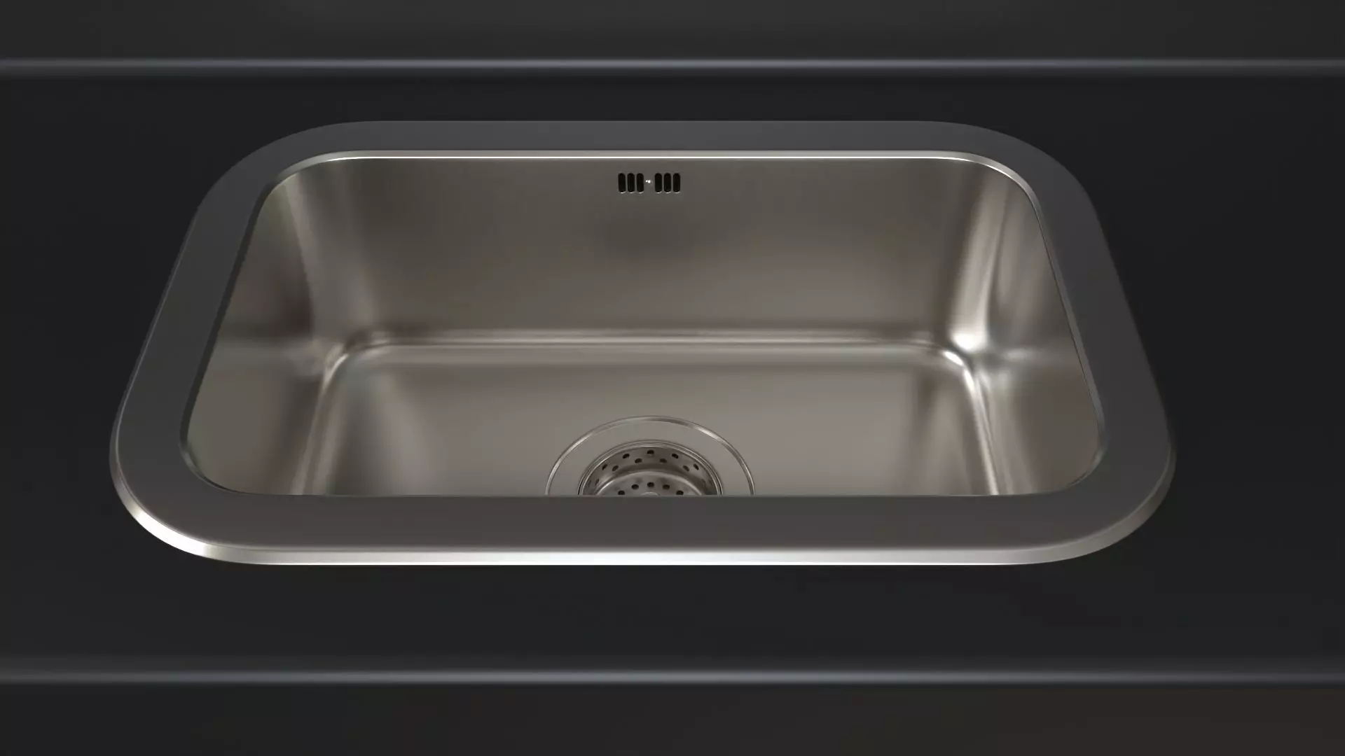 BOHOLMEN sink Ikea 47x30cm 3D model_0