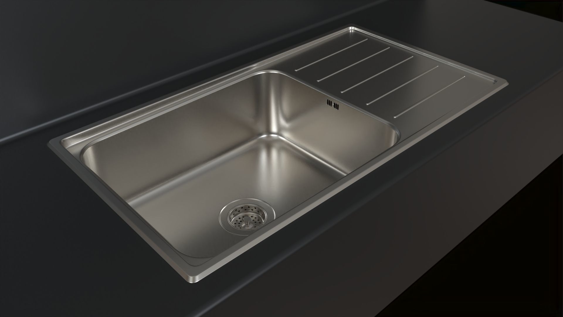 VATTUDALEN sink Ikea 86x47cm 3D model_2