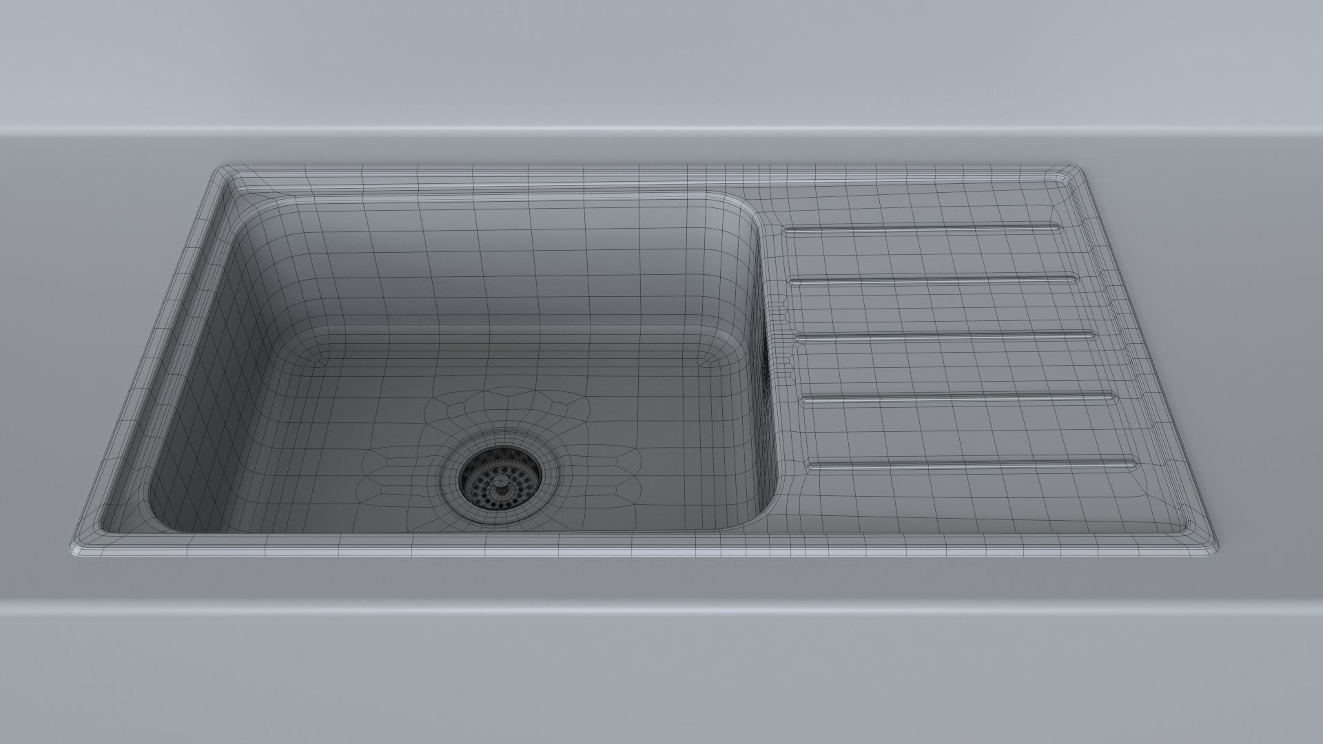 VATTUDALEN sink Ikea 86x47cm 3D model_1
