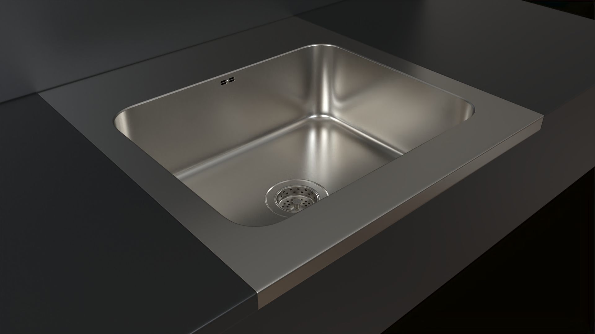 AMMERAN sink Ikea 60x63 5cm 3D model_2