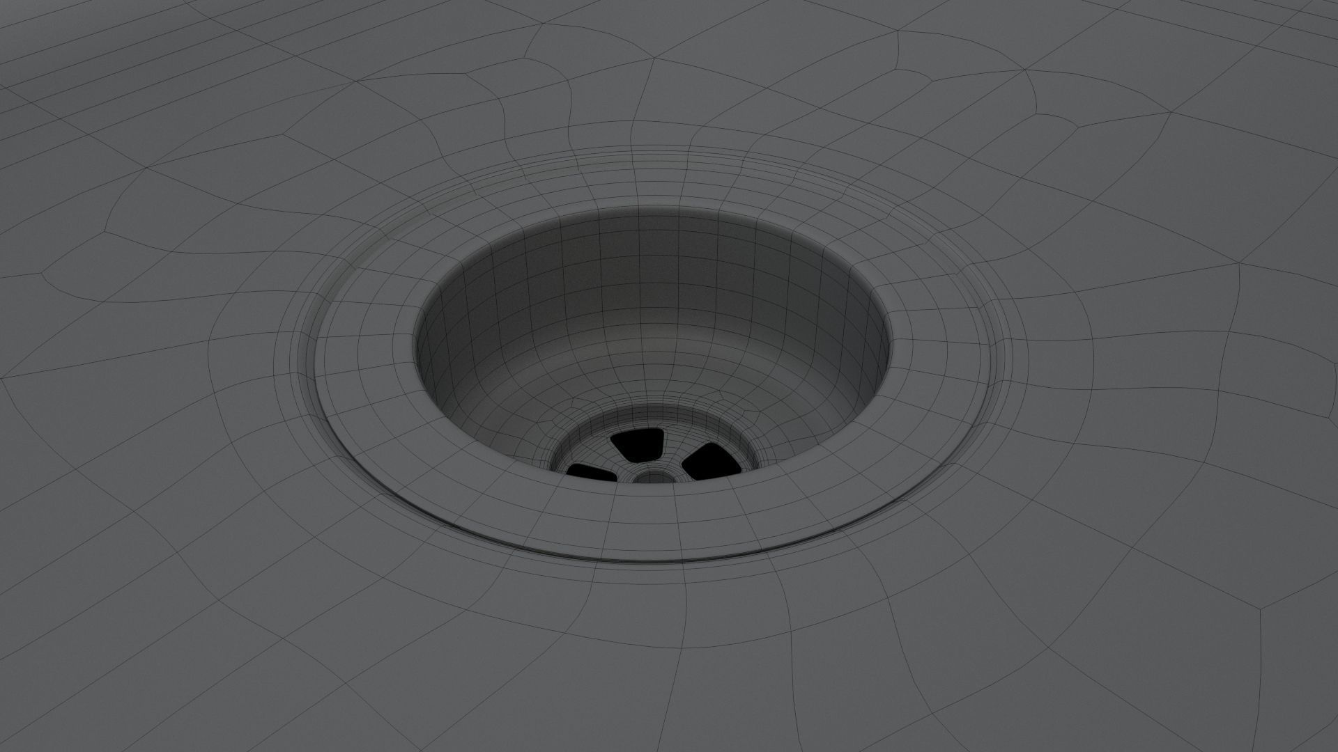 AMMERAN sink Ikea 60x63 5cm 3D model_7