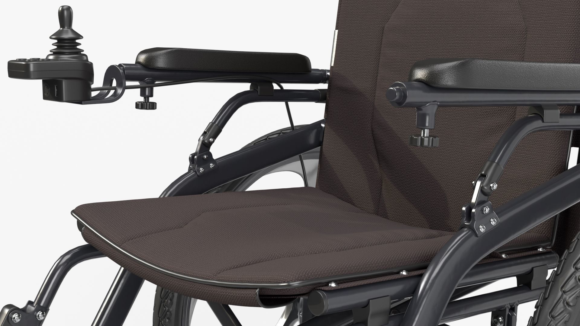 Hybrid power and manual wheelchair 3D model_11