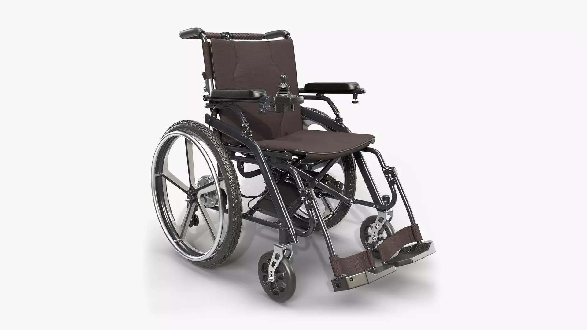 Hybrid power and manual wheelchair 3D model_0