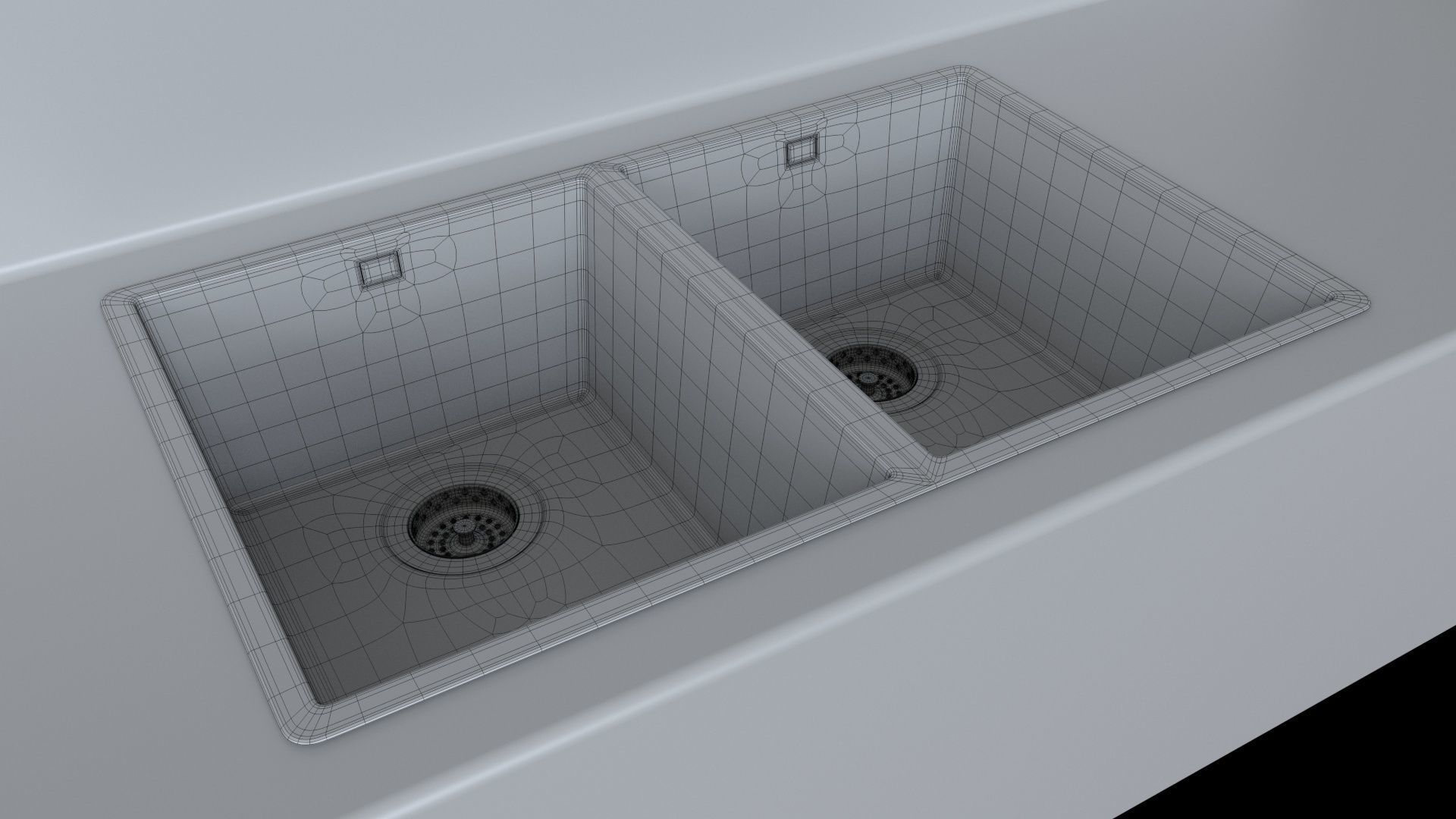 NORRSJON sink Ikea 73x44cm 3D model_3