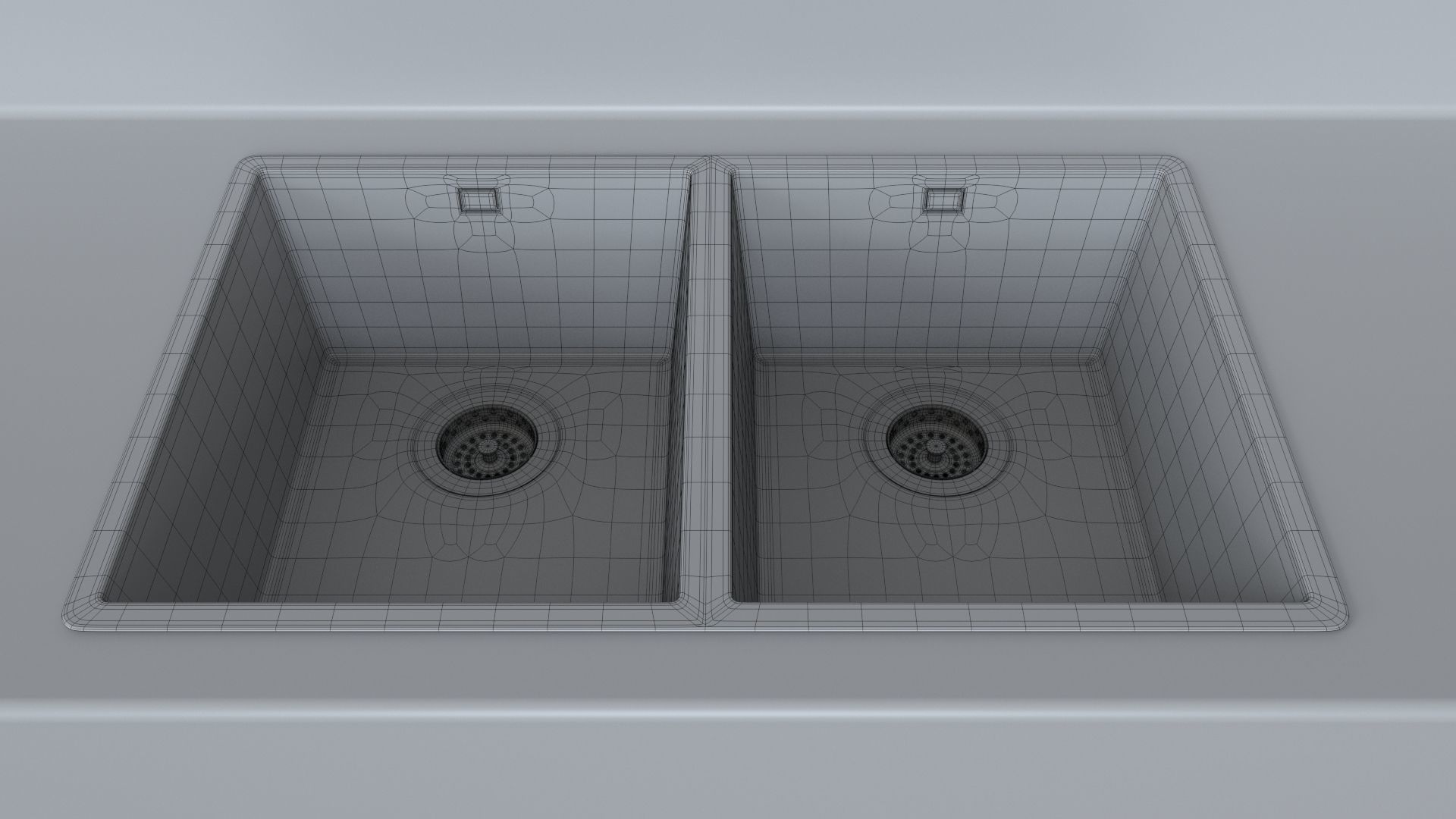 NORRSJON sink Ikea 73x44cm 3D model_1