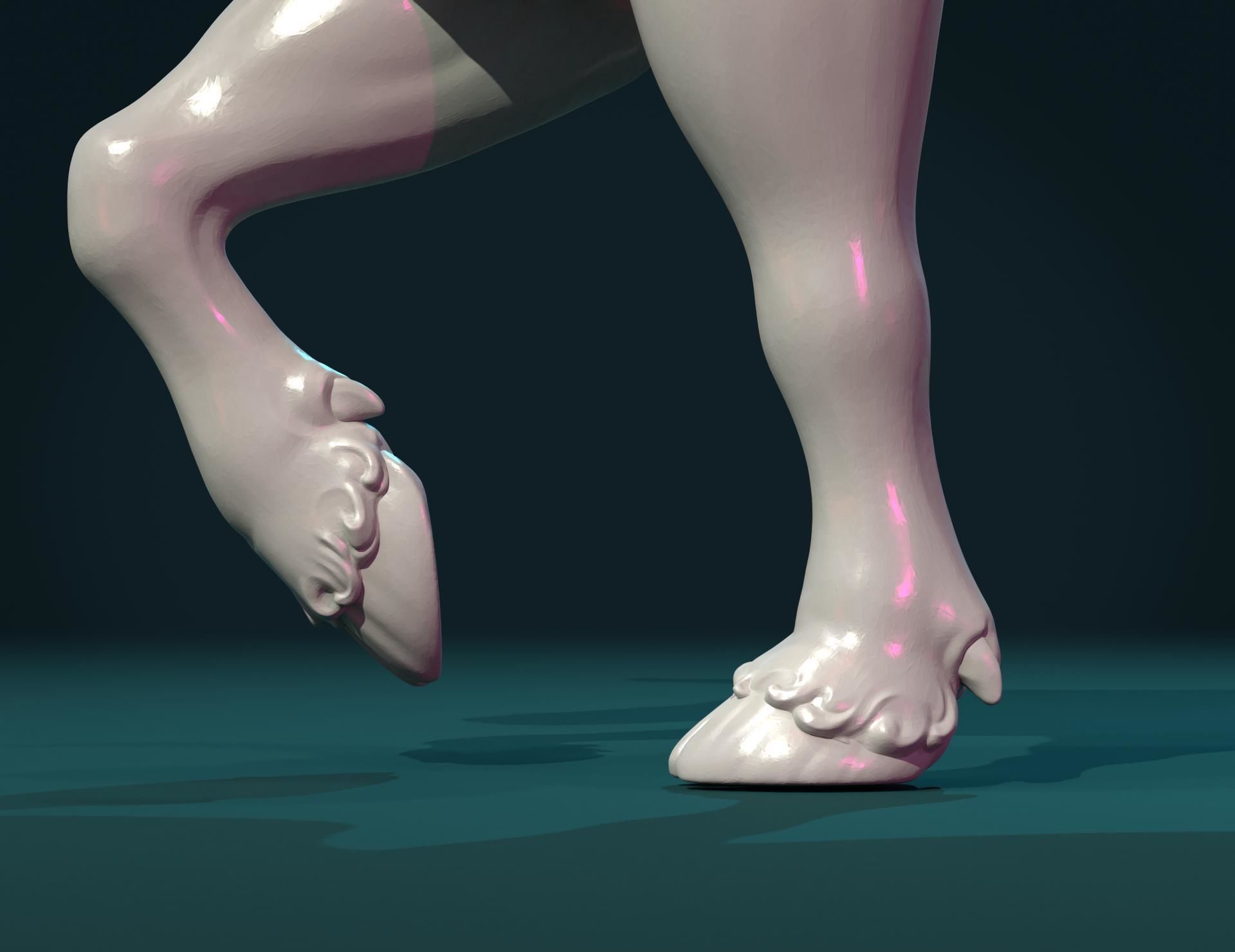 Bull Sculpture 3D print model_7