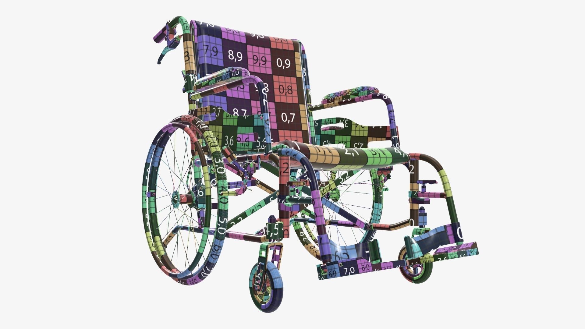 Light wheelchair manual 01 3D model_22