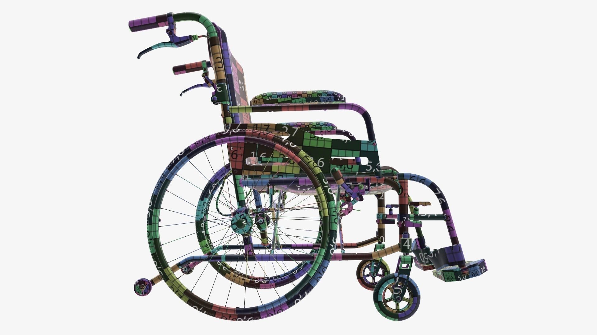 Light wheelchair manual 02 3D model_25