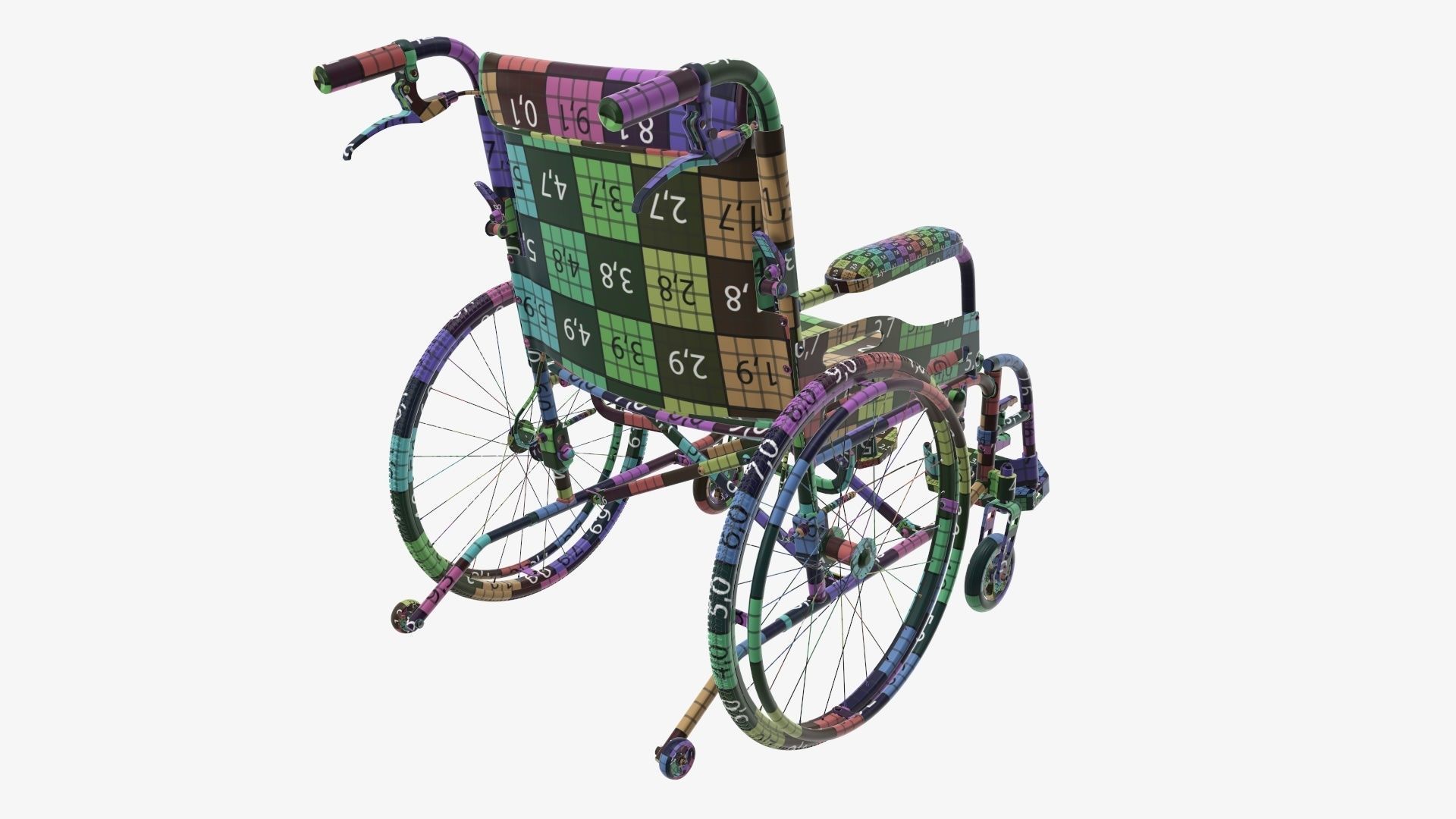 Light wheelchair manual 02 3D model_27