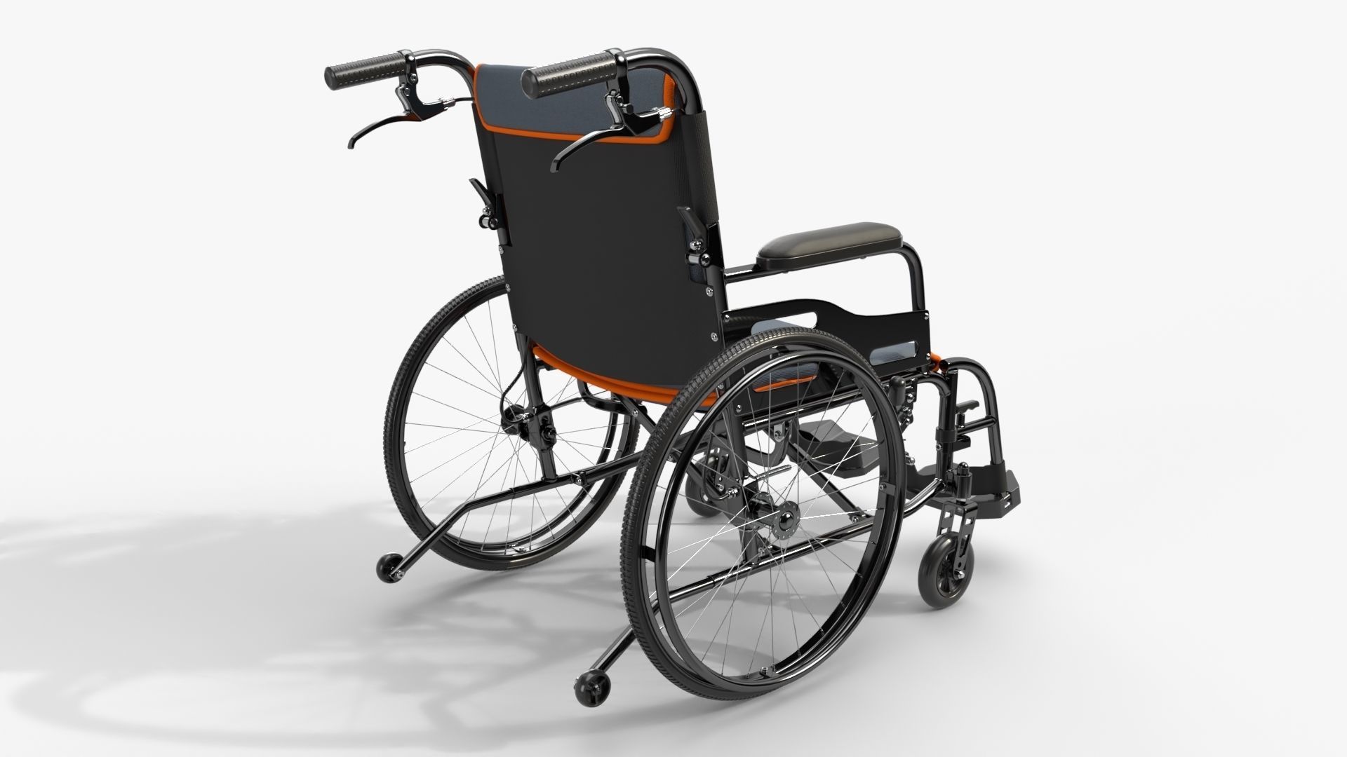 Light wheelchair manual 02 3D model_1