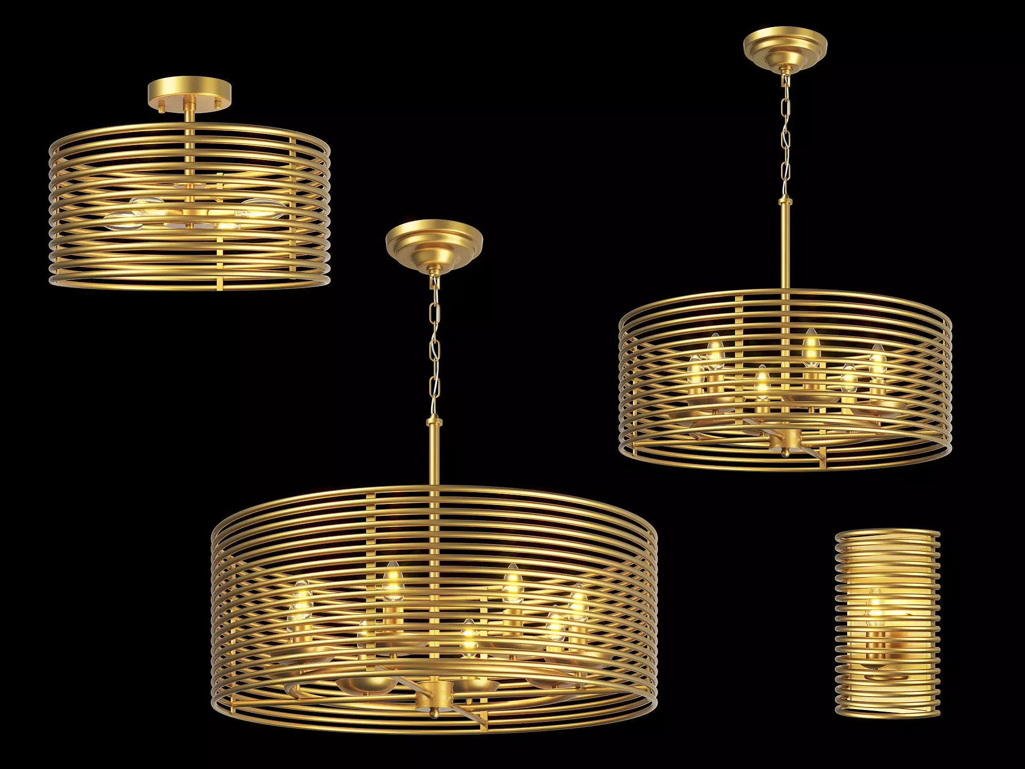 728 Zeta Lightstar Collection of Modern Lamps Circle  _0