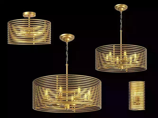 728 Zeta Lightstar Collection of Modern Lamps Circle 