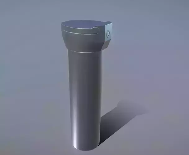 Groundwater Measure Pipe Low-Poly Version 1 Low-poly 3D model