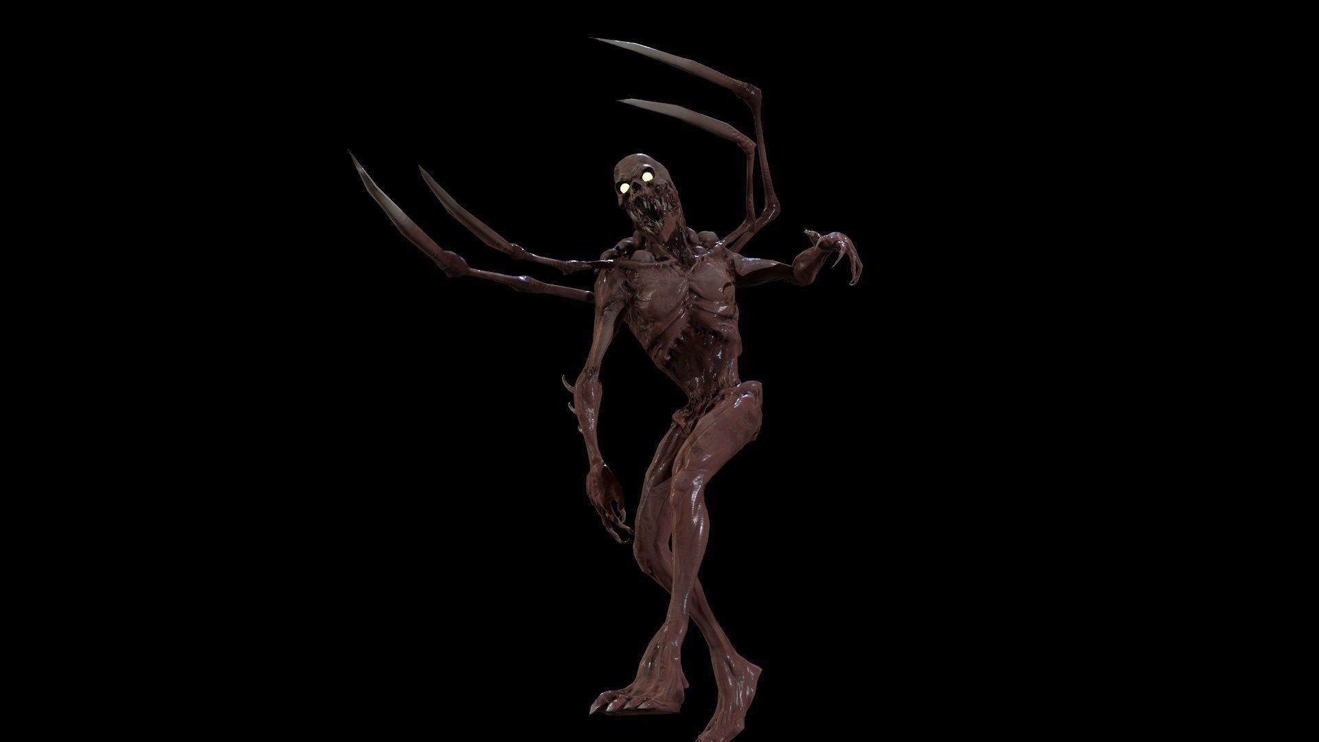 Monster Mutant7 Low-poly 3D model_21