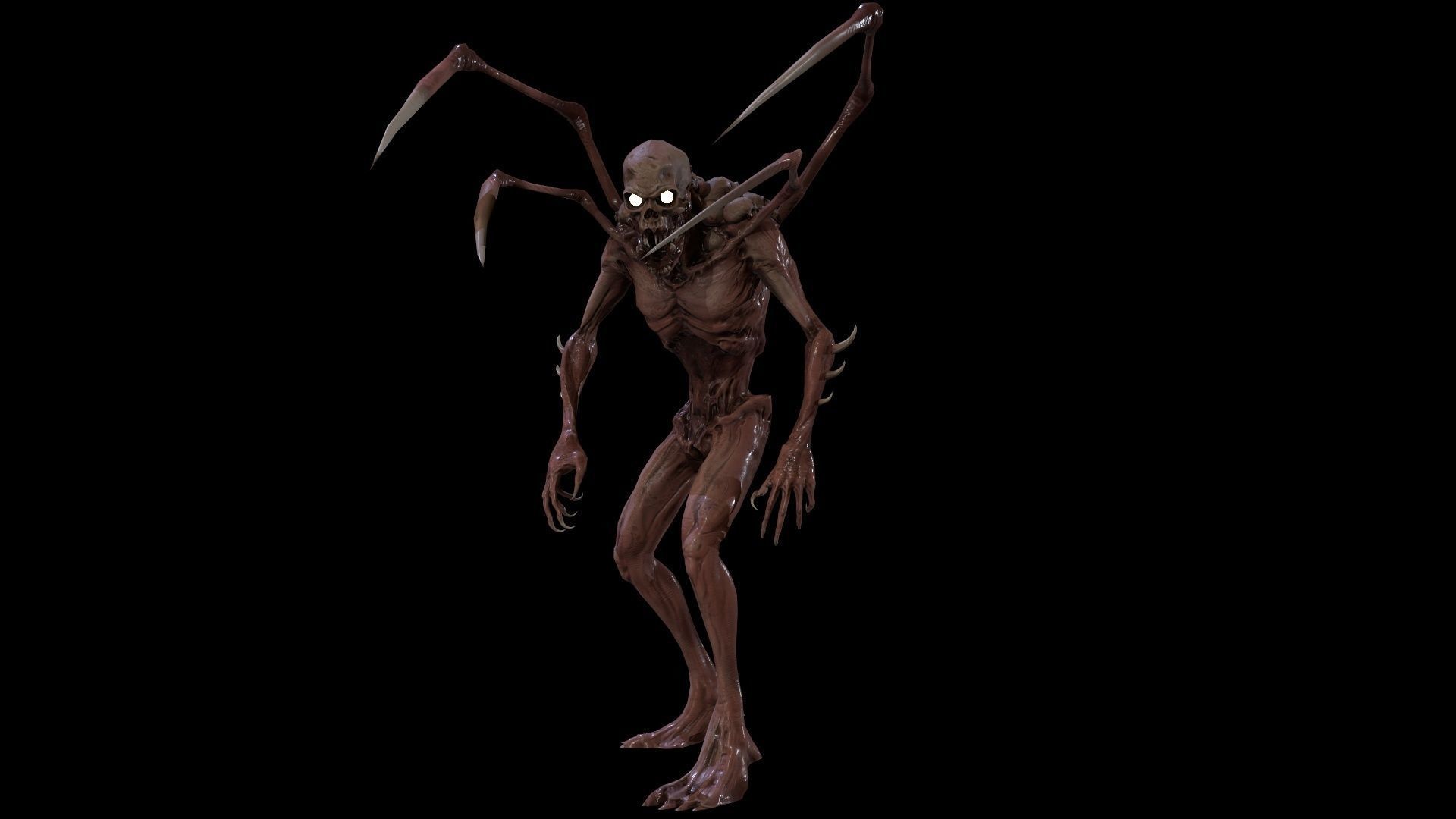 Monster Mutant7 Low-poly 3D model_15