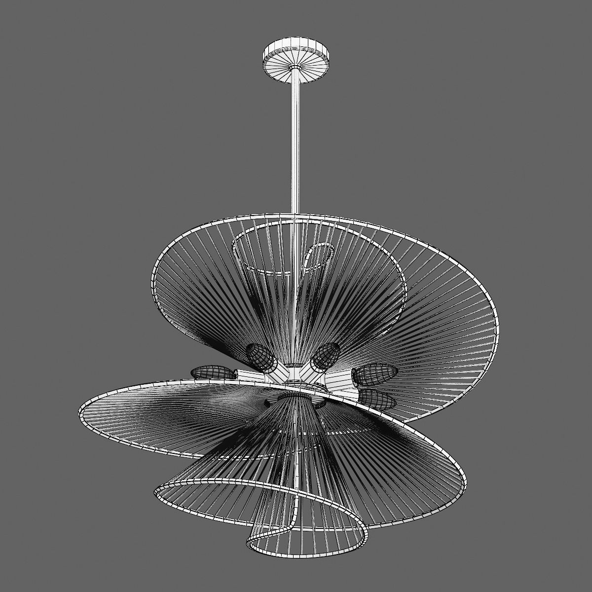 728 Zeta Lightstar Collection of Modern Lamps  Spiral _7