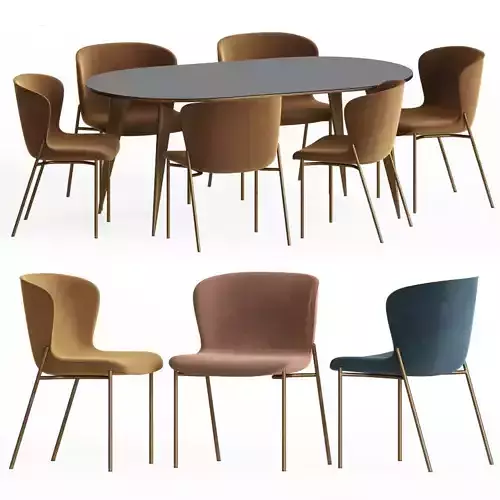 Dining Set oval table