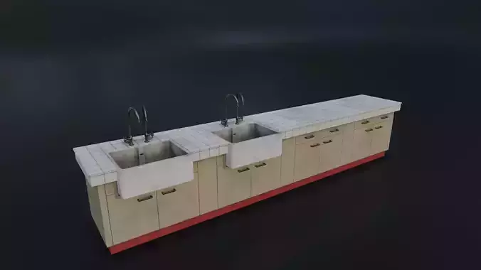 Modular Dirty Kitchen Counter