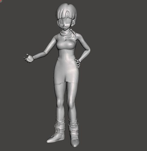 Bulma Buu Saga 3D Model 3D print model