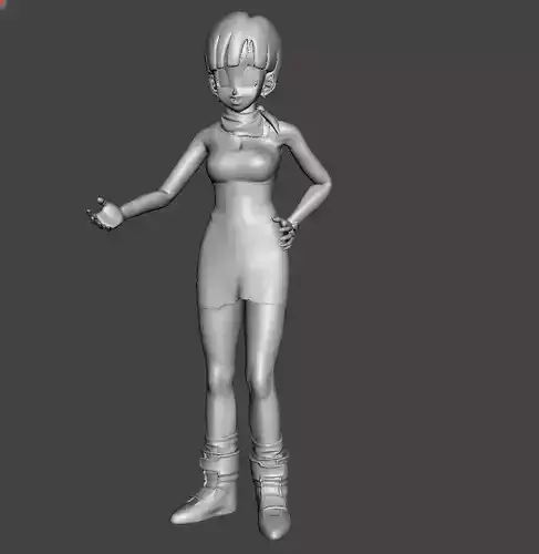 Bulma Buu Saga 3D Model