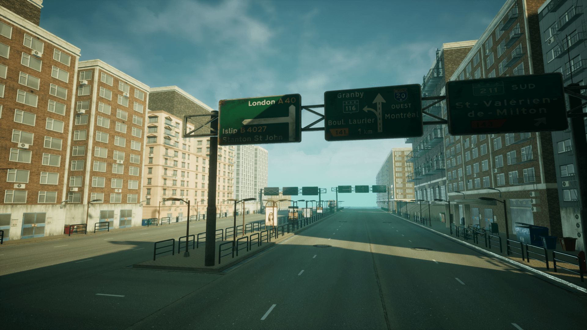 Modern City 3 Unreal Engine Low-poly 3D model_9