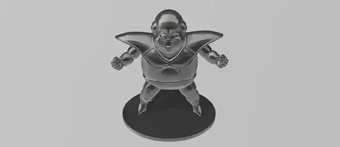 Guldo silver figurine 3D print model