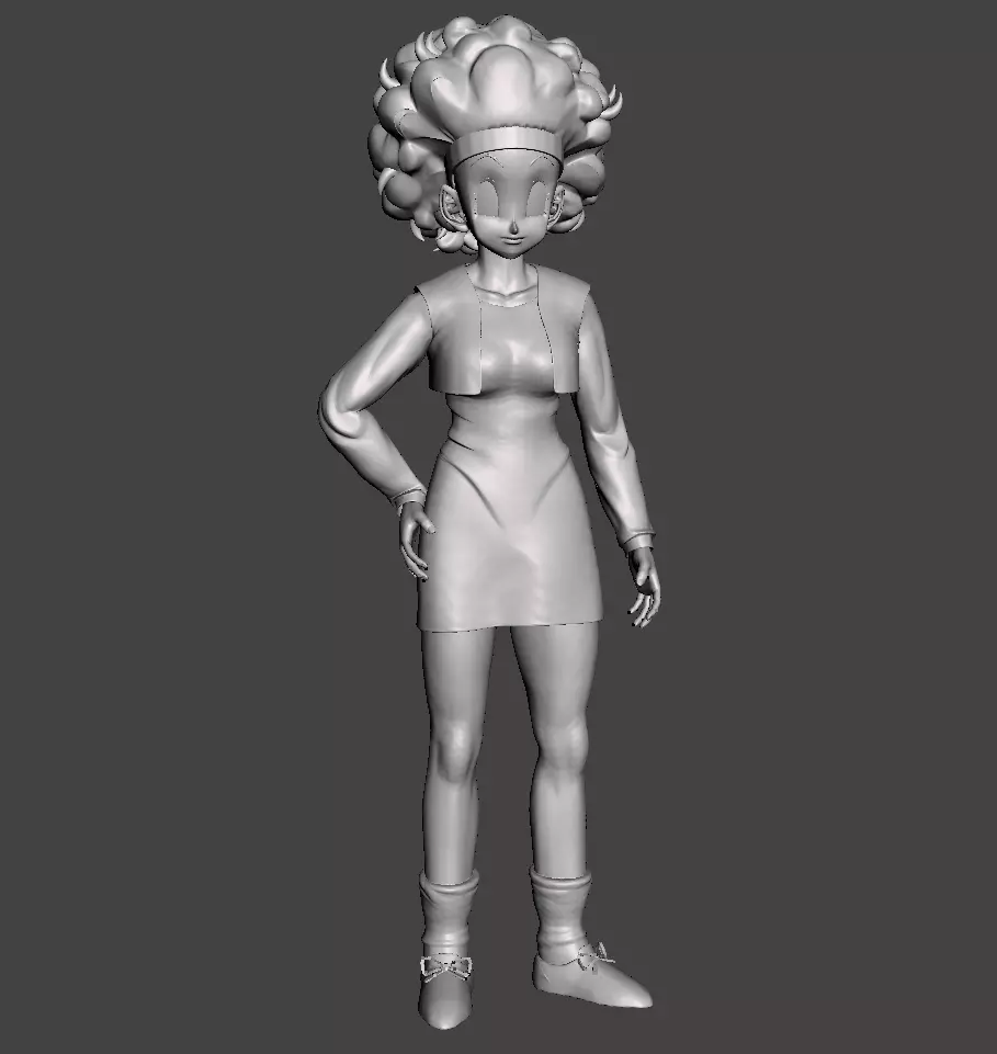 Bulma Trunks Saga 3D Model 3D print model_0