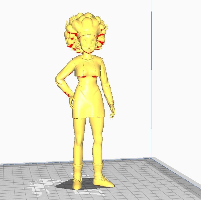Bulma Trunks Saga 3D Model 3D print model_1
