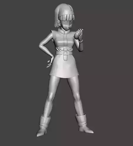 Bulma Namek saga 3D Model 3D print model