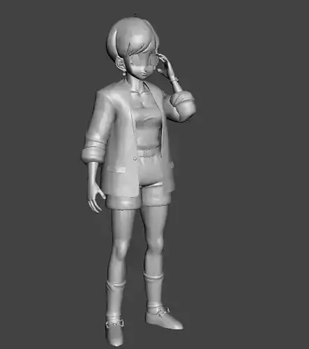 Bulma Saiyan Saga 3D Model 3D print model