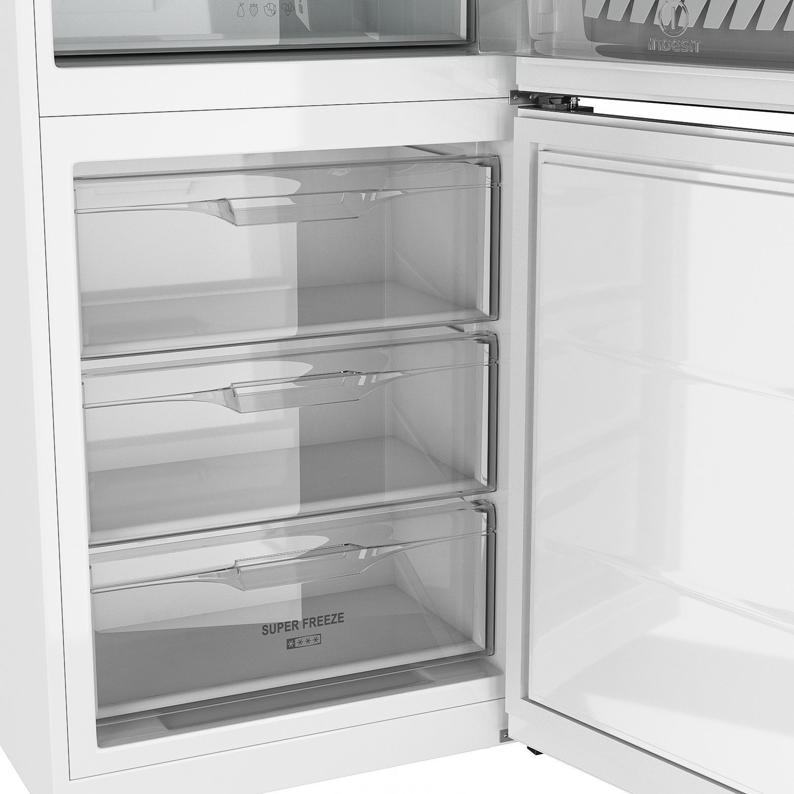 Refrigerator Indesit DF 5200 W opening 3D model_11