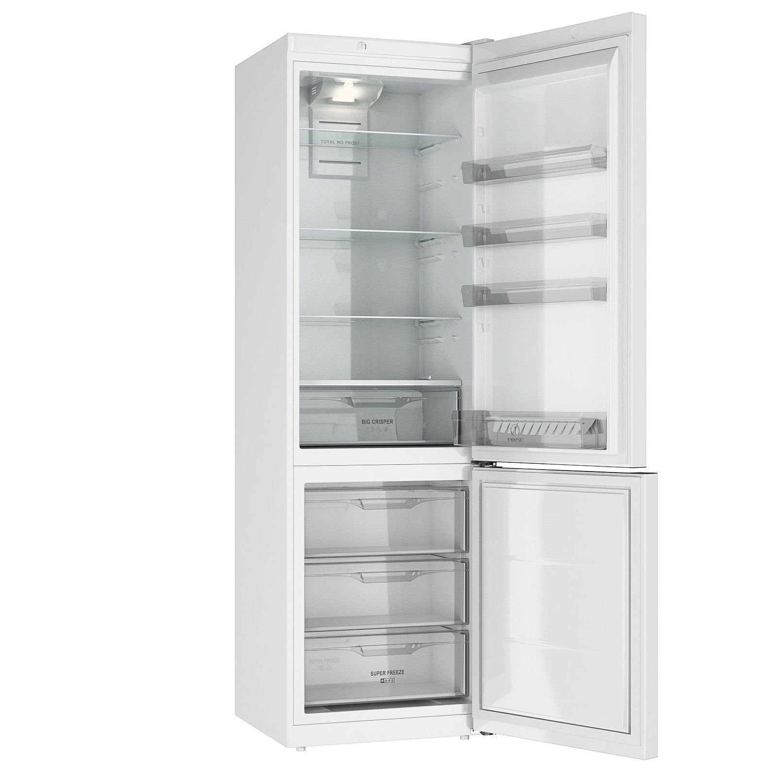 Refrigerator Indesit DF 5200 W opening 3D model_8