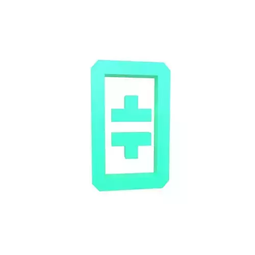 THETA Coin v1 003 Low-poly 3D model