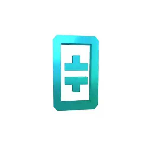THETA Coin v1 005 Low-poly 3D model