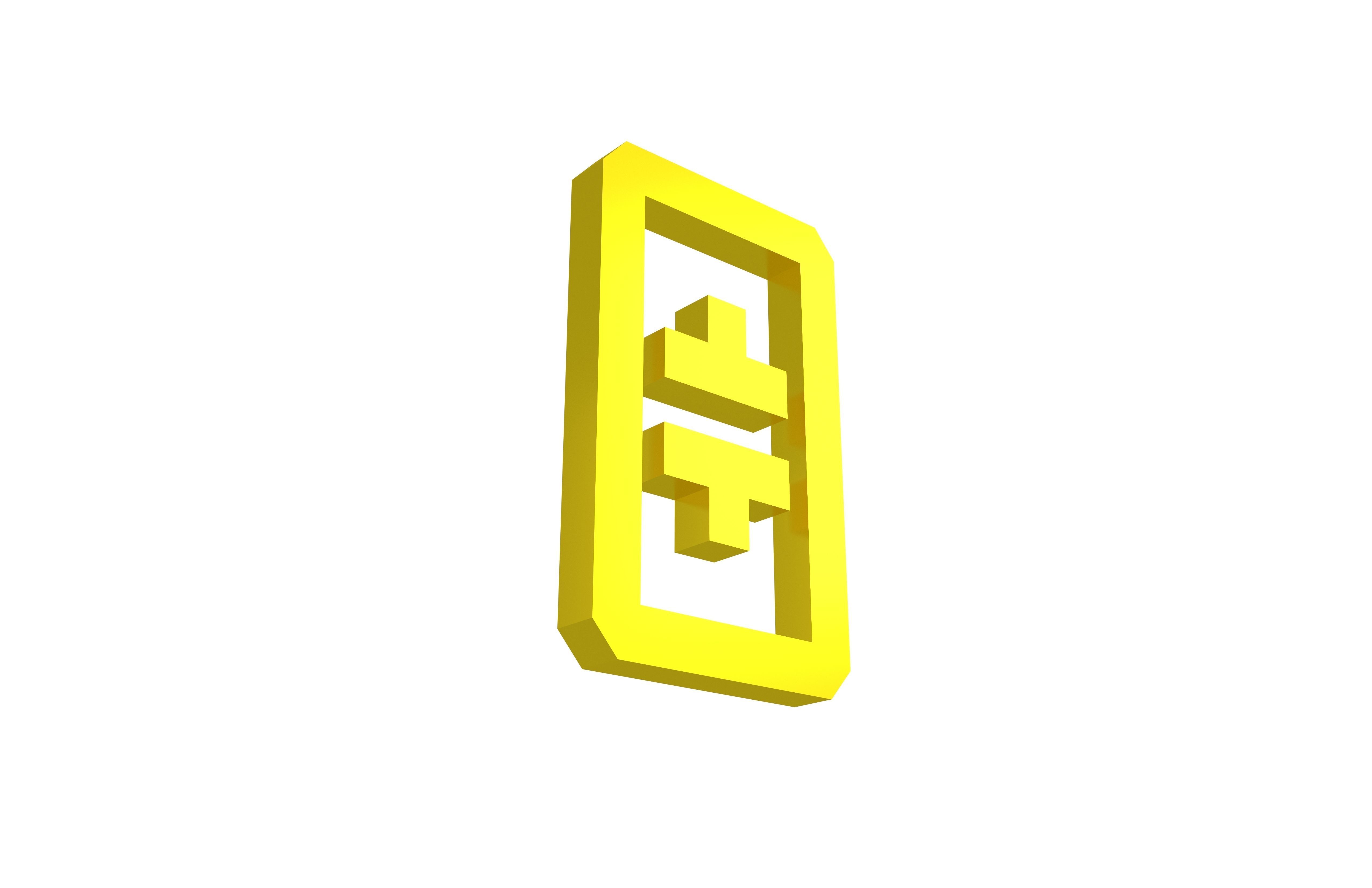 THETA Coin v1 008 Low-poly 3D model_3