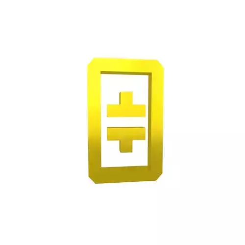 THETA Coin v1 008 Low-poly 3D model