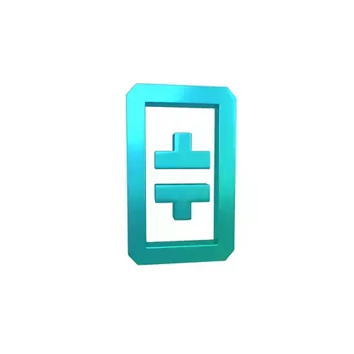 THETA Coin v2 005 Low-poly 3D model