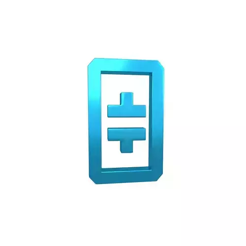 THETA Coin v2 006 Low-poly 3D model