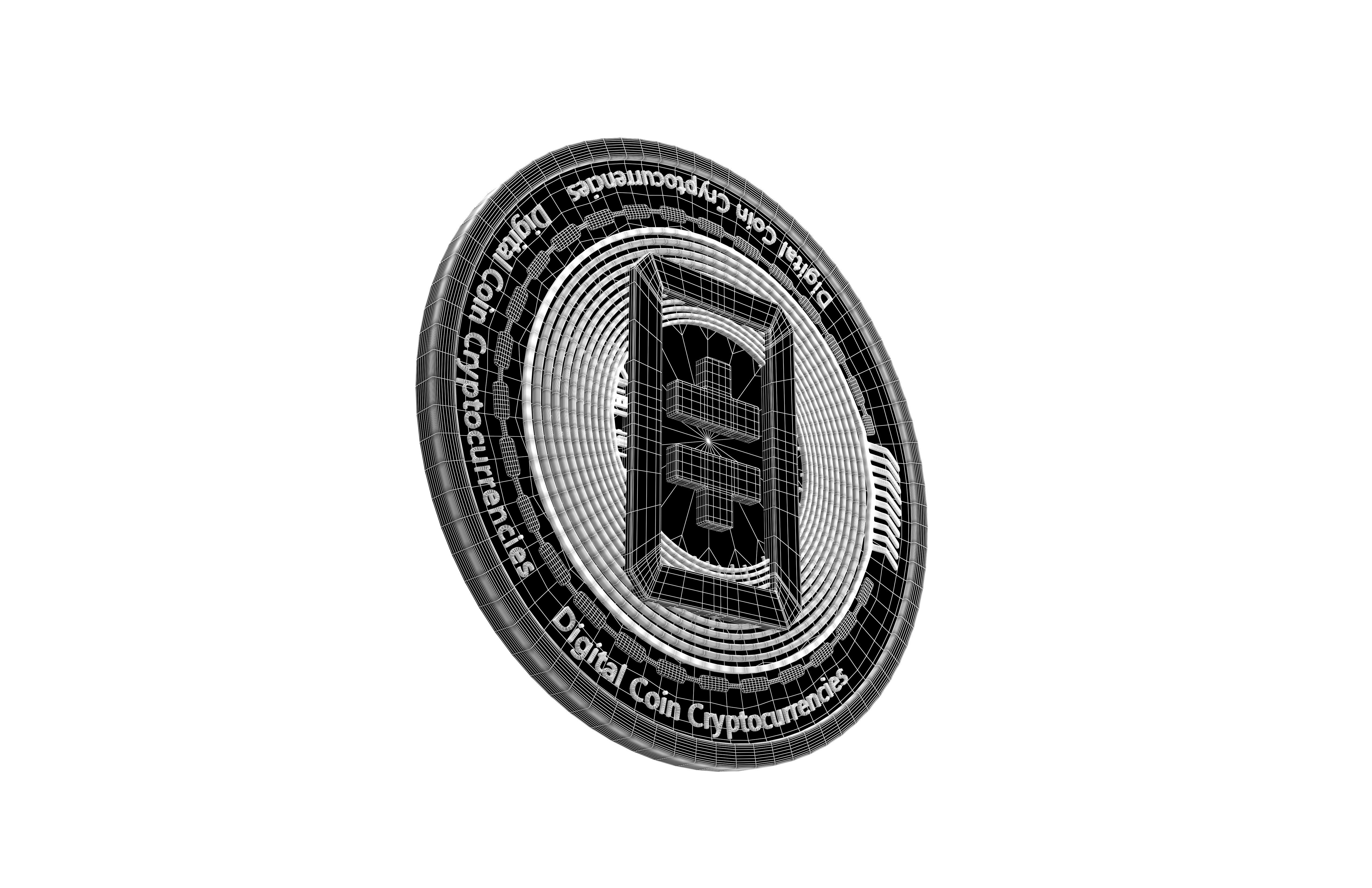 THETA Coin v3 001 3D model_7