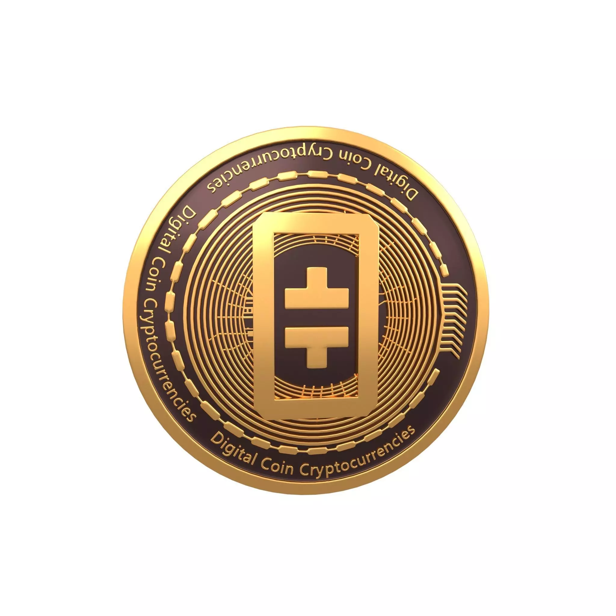 THETA Coin v3 001 3D model_0
