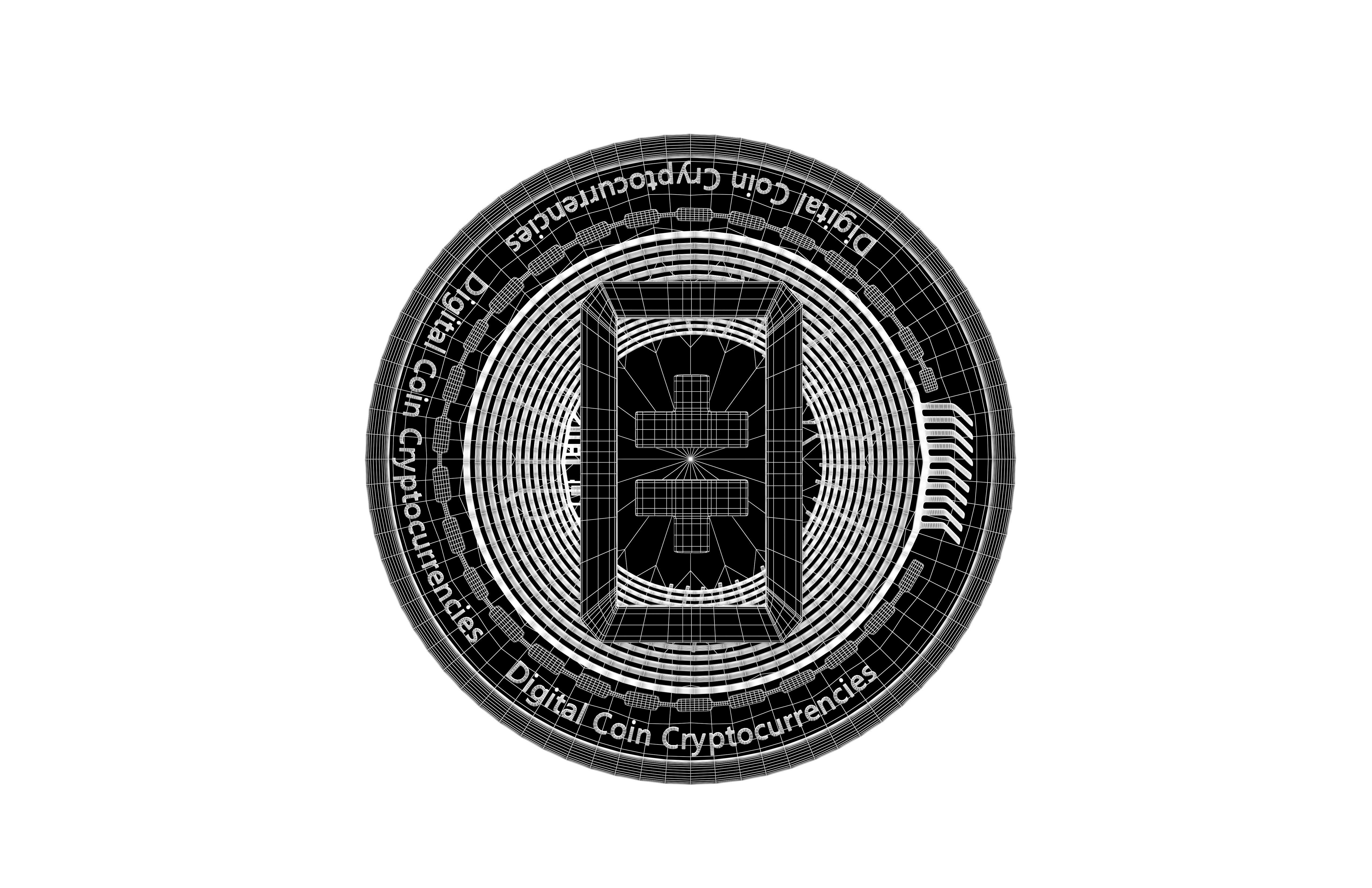 THETA Coin v3 001 3D model_6