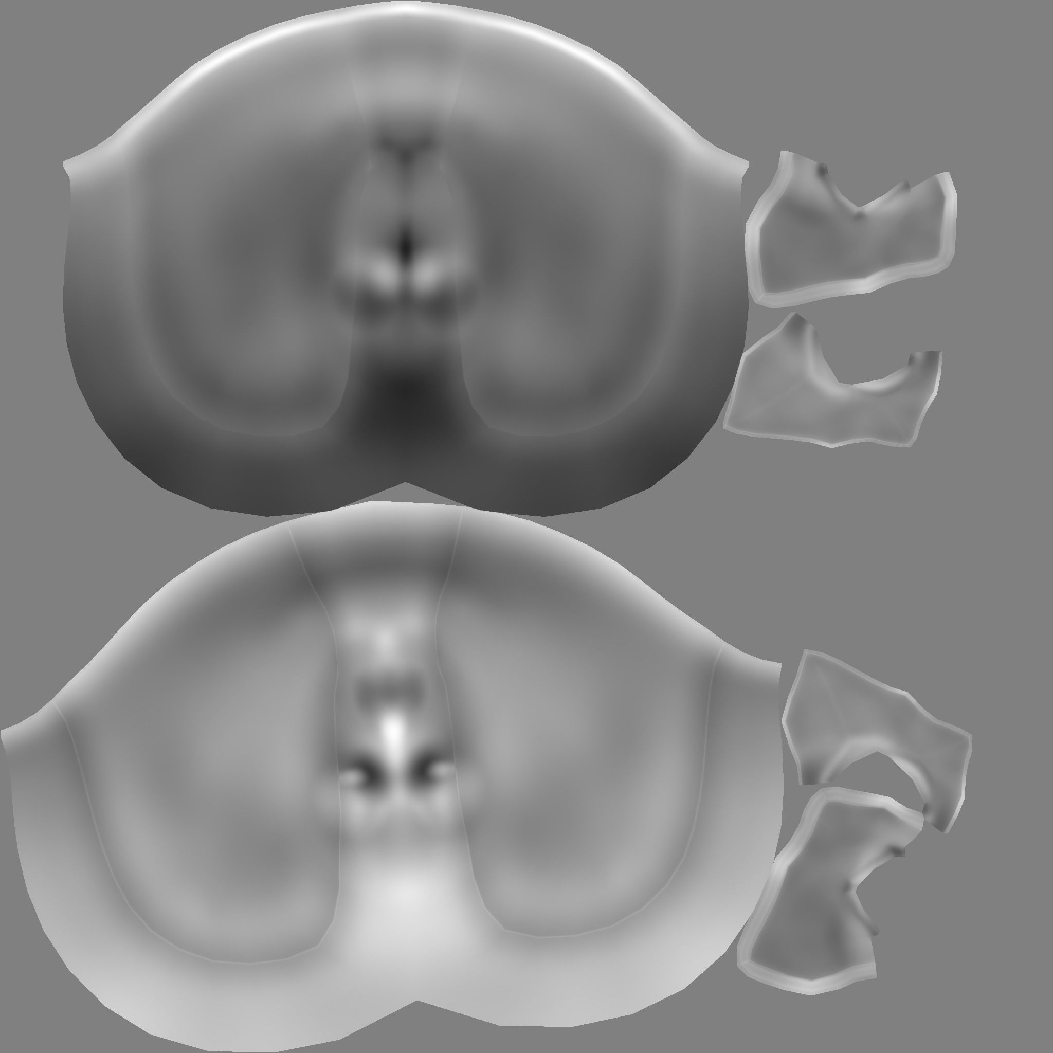 Deadpool Mask - Character Design - Marvel Hero Low-poly 3D model_16