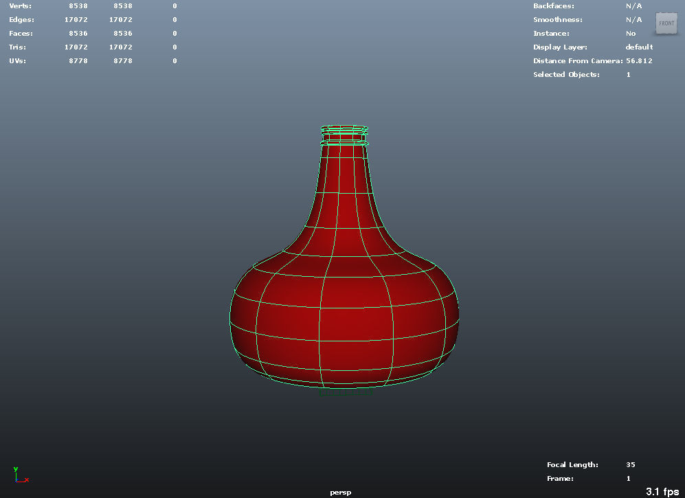 Glass onion 3d model 3D model_1