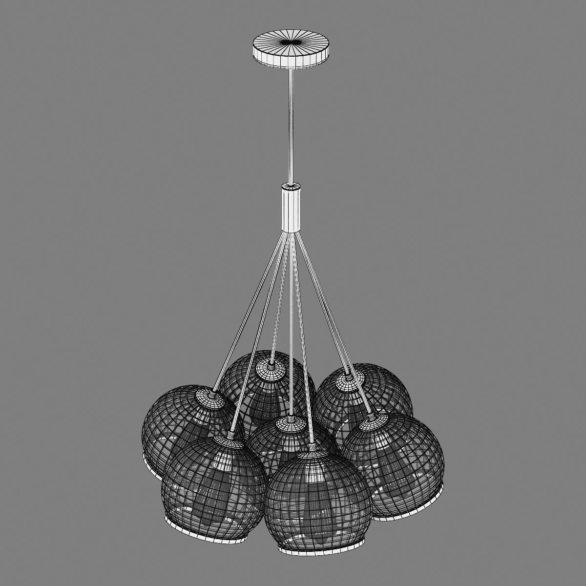 729071 Sferico Lightstar ceiling chandelier 3D model_5