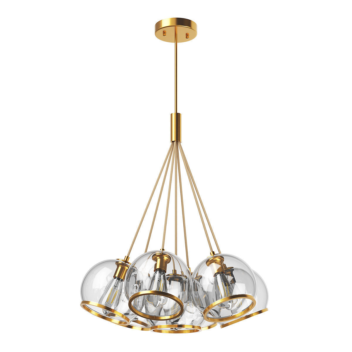 729071 Sferico Lightstar ceiling chandelier 3D model_1
