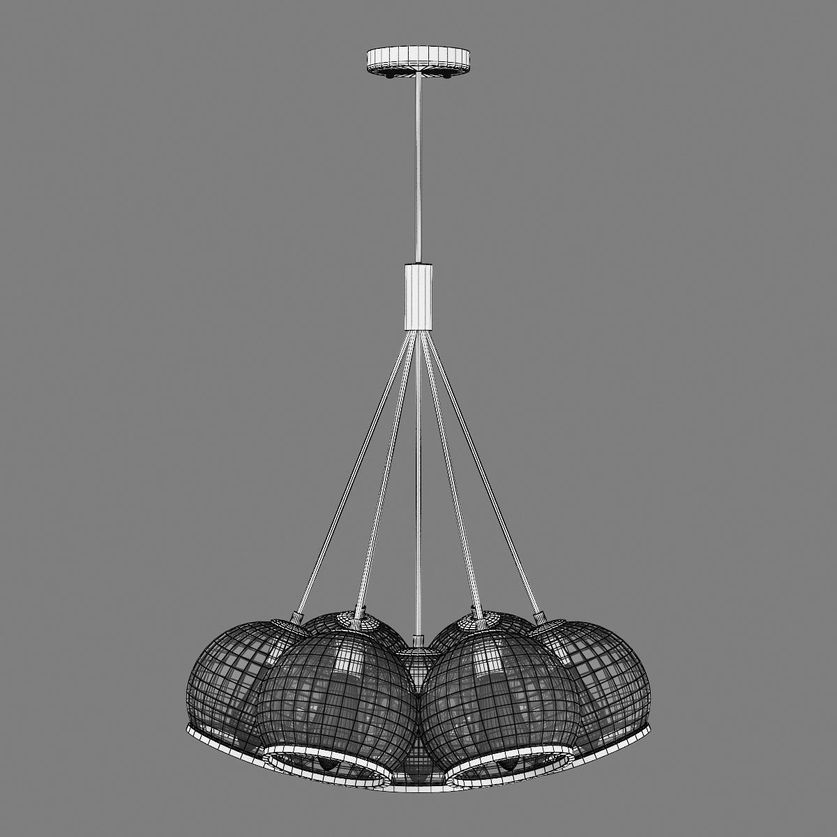 729071 Sferico Lightstar ceiling chandelier 3D model_4