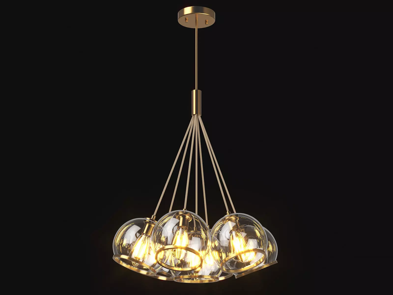 729071 Sferico Lightstar ceiling chandelier 3D model_0