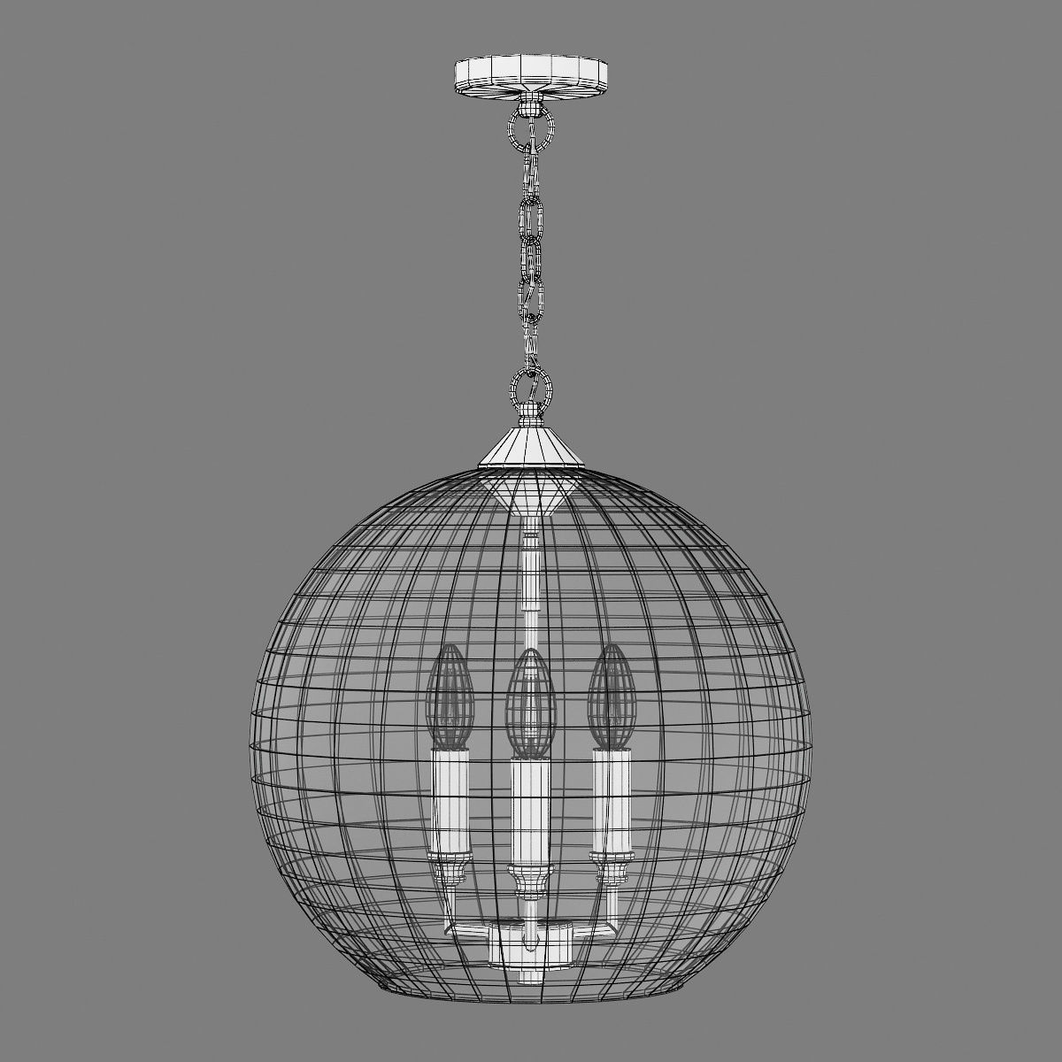 729131 Sferico Lightstar hanging chandelier 3D model_4