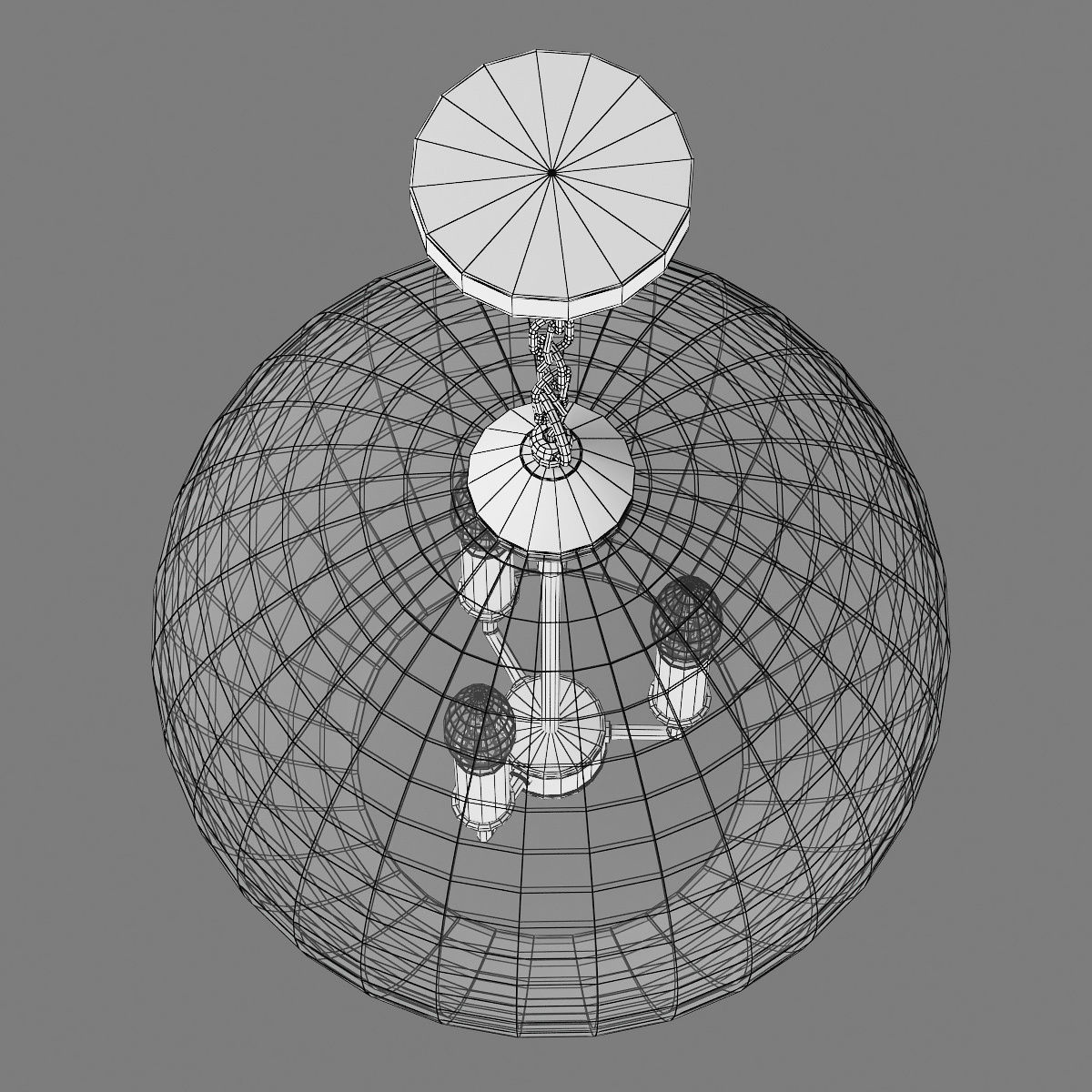 729131 Sferico Lightstar hanging chandelier 3D model_6