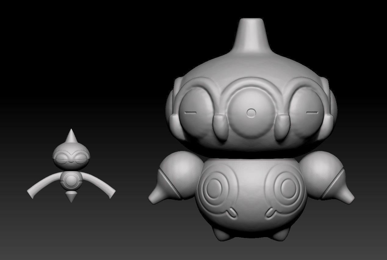 Pokemon Baltoy and Claydol 3D print model_1